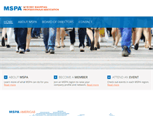 Tablet Screenshot of mspa-global.org